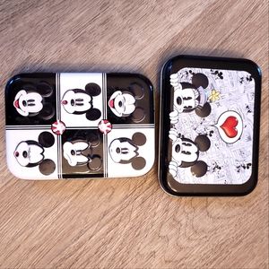 2PC❤️Collectible Disney Mickey/ Miney Mouse Storage Tins
